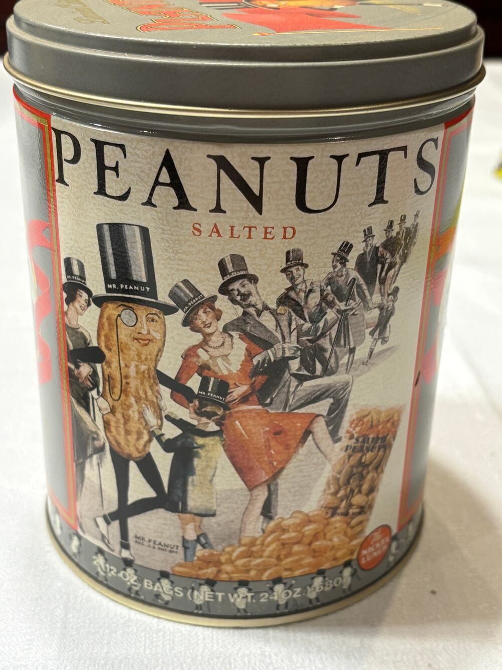 Vintage Planters Peanuts Collectible Tin (1989)